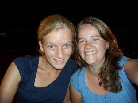 En daar zit je dan om 4.00 uur 's morgens... Bye Annelies!